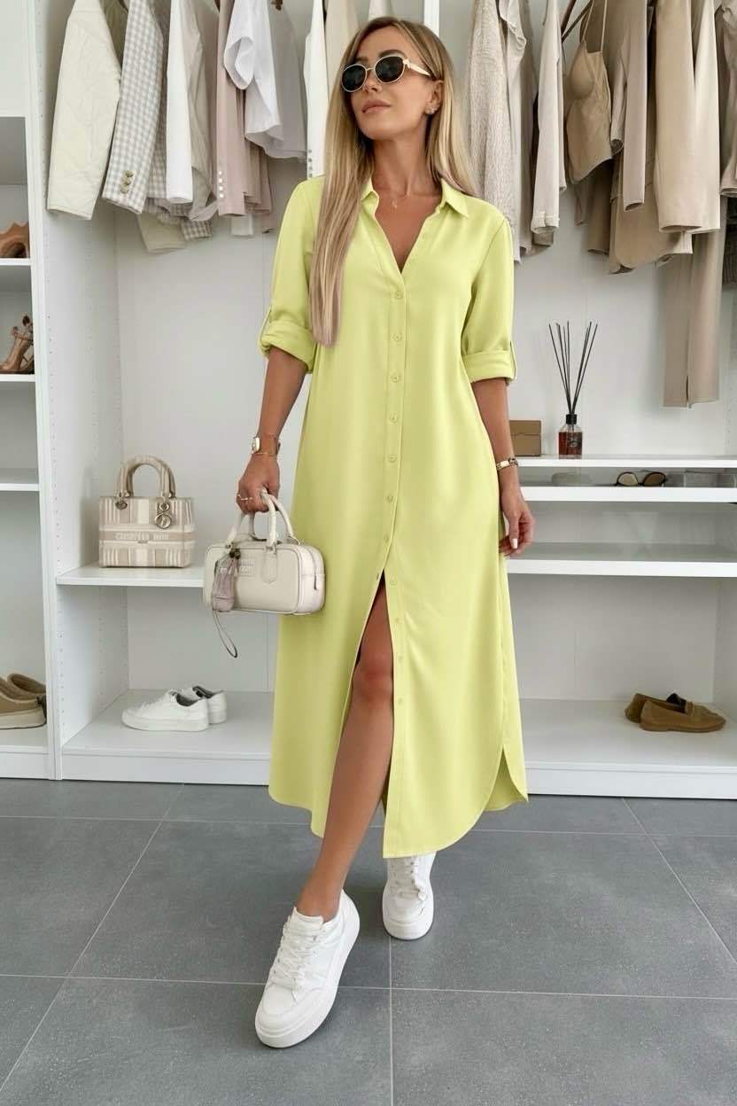 Oversized Shirt Dress