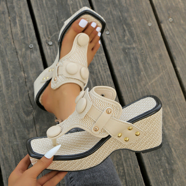 Elena Wedge Sandals
