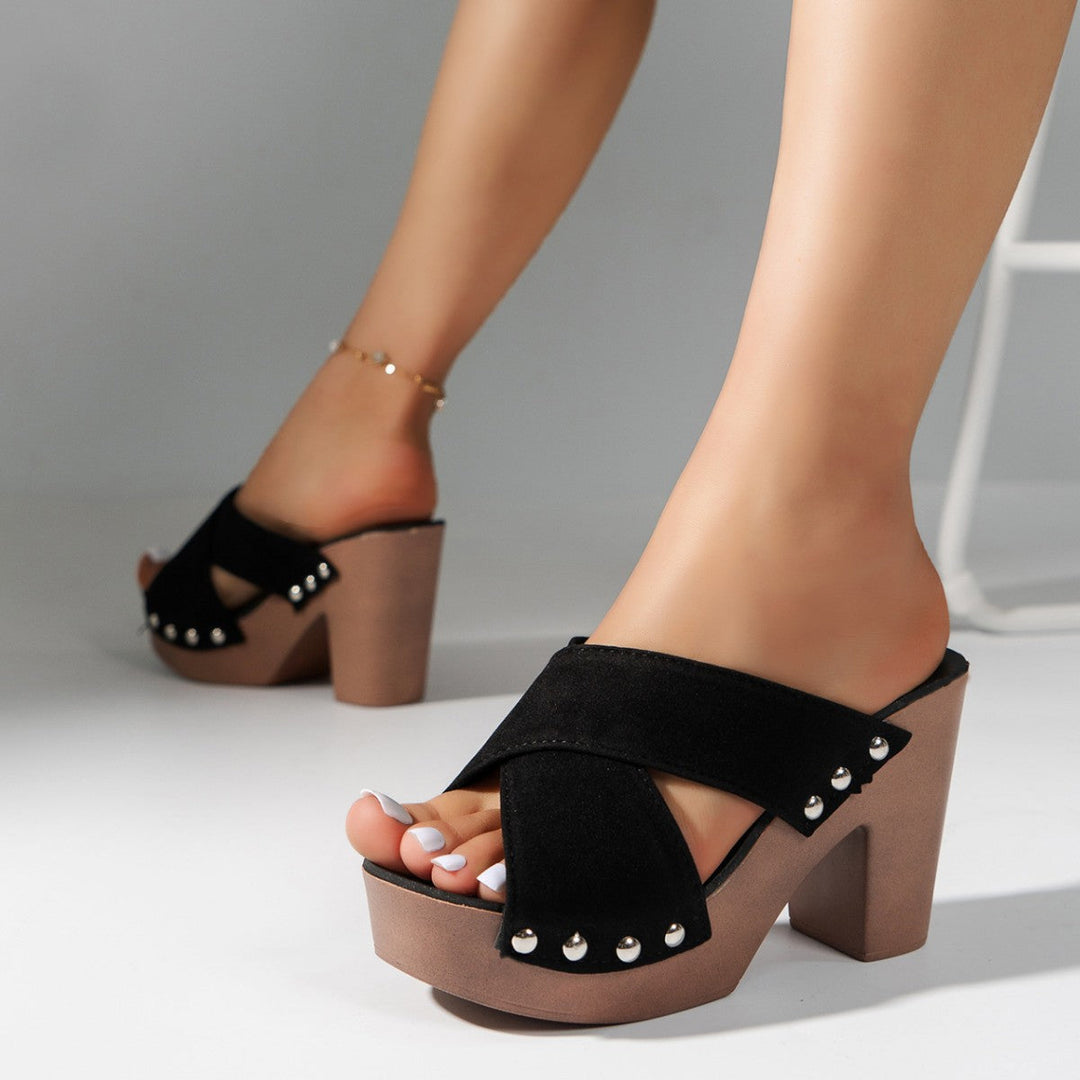 Open Toe Platform Heels