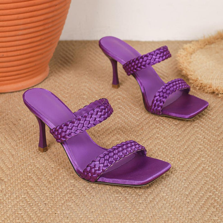 Naomi Braided Heels