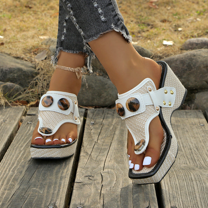 Elena Wedge Sandals