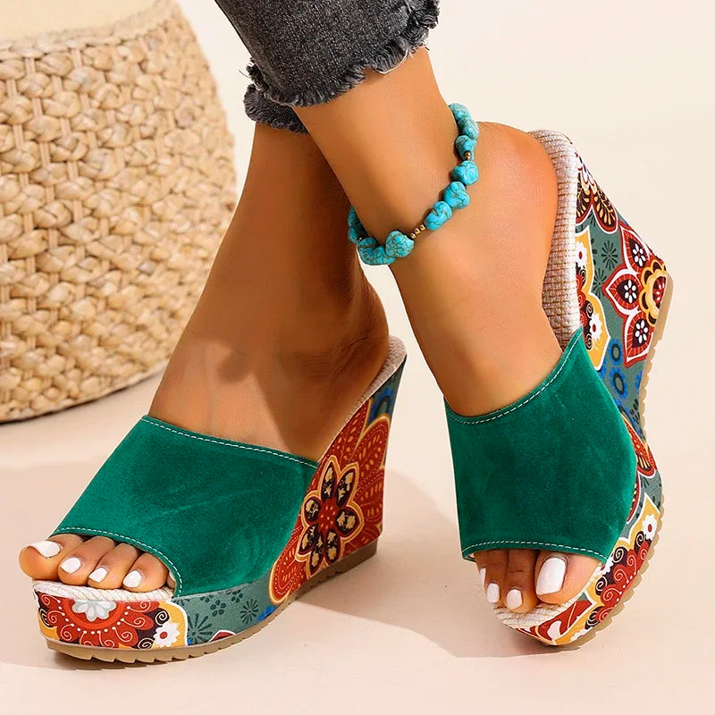 Aria Wedge Sandals