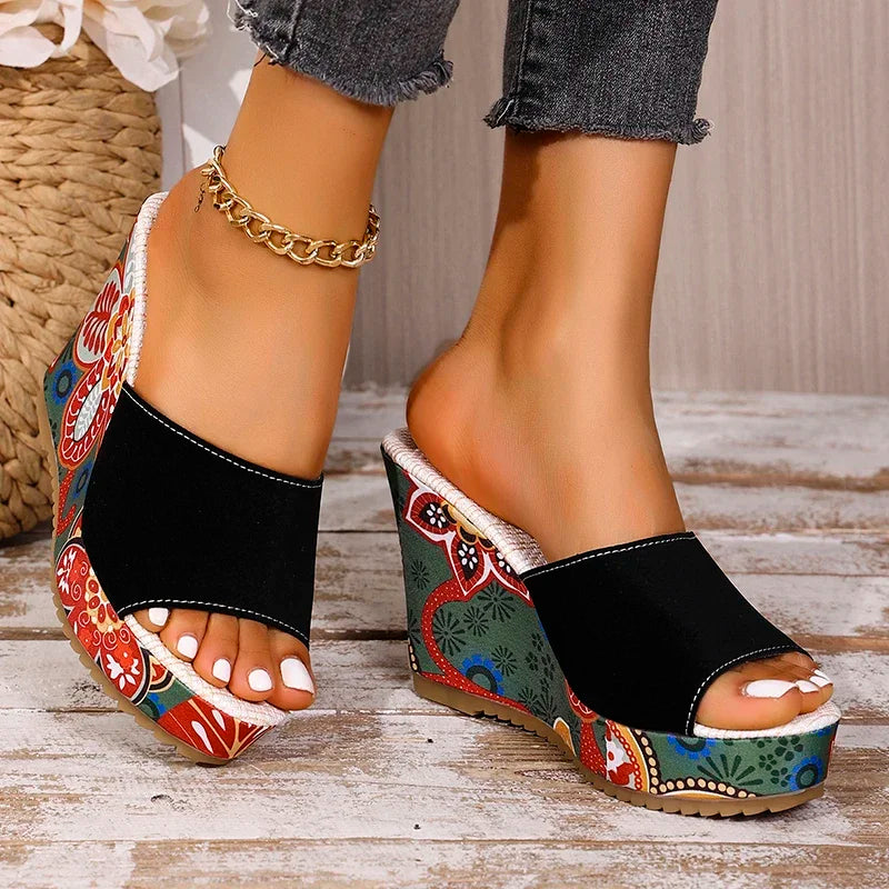Aria Wedge Sandals