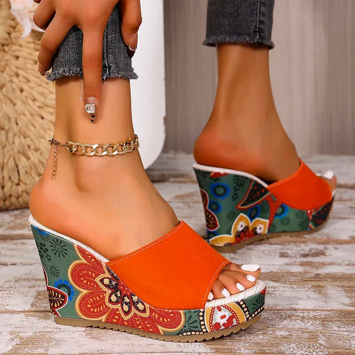 Aria Wedge Sandals