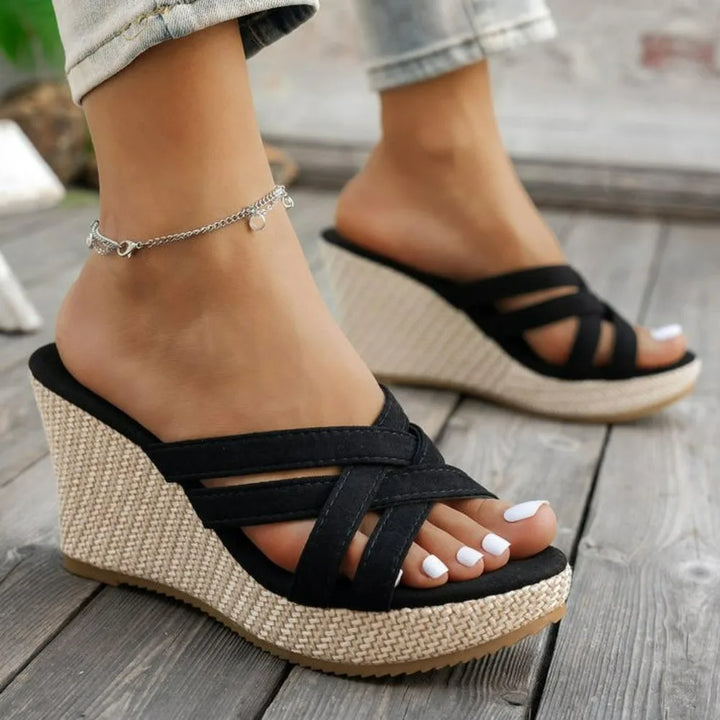 Adeline Crisscross Wedge
