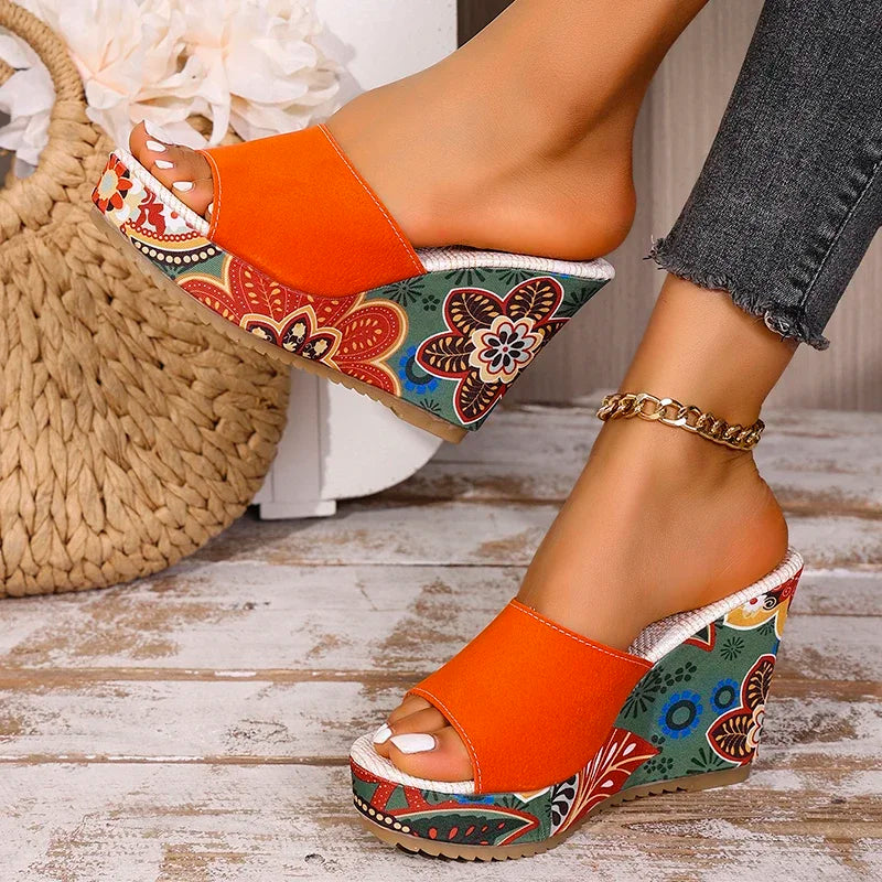 Aria Wedge Sandals