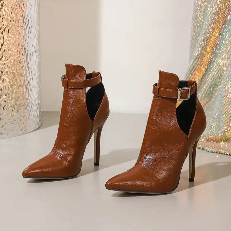 Chloe Leather High Heels