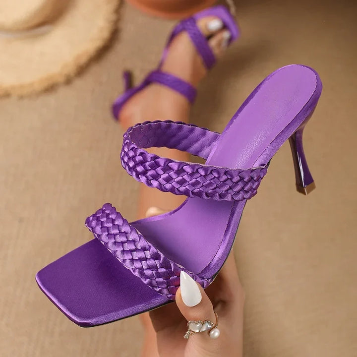 Naomi Braided Heels