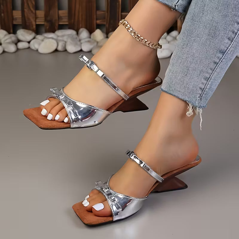 Valentina Bow Slingback Heels