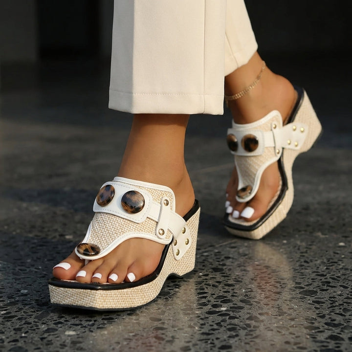 Elena Wedge Sandals