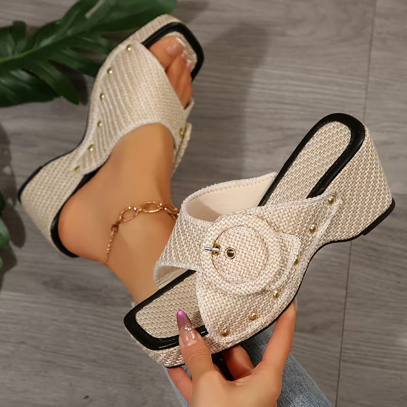 Elisa Wedge Sandals