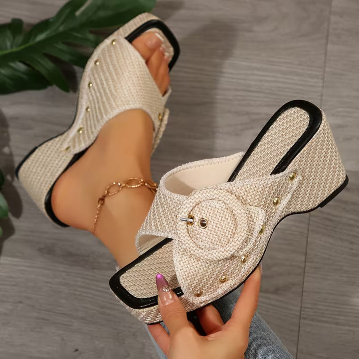 Elisa Wedge Sandals
